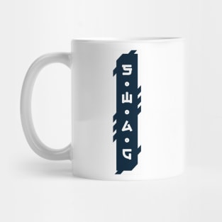 Swag cyberpunk urban slang letters Mug